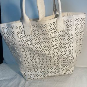 Tory Burch perforated Tote